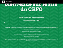Tablet Screenshot of crfo.ca